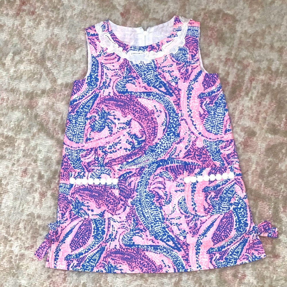 Lilly Pulitzer Girls Classic Shift Dress Size 3 NWOT